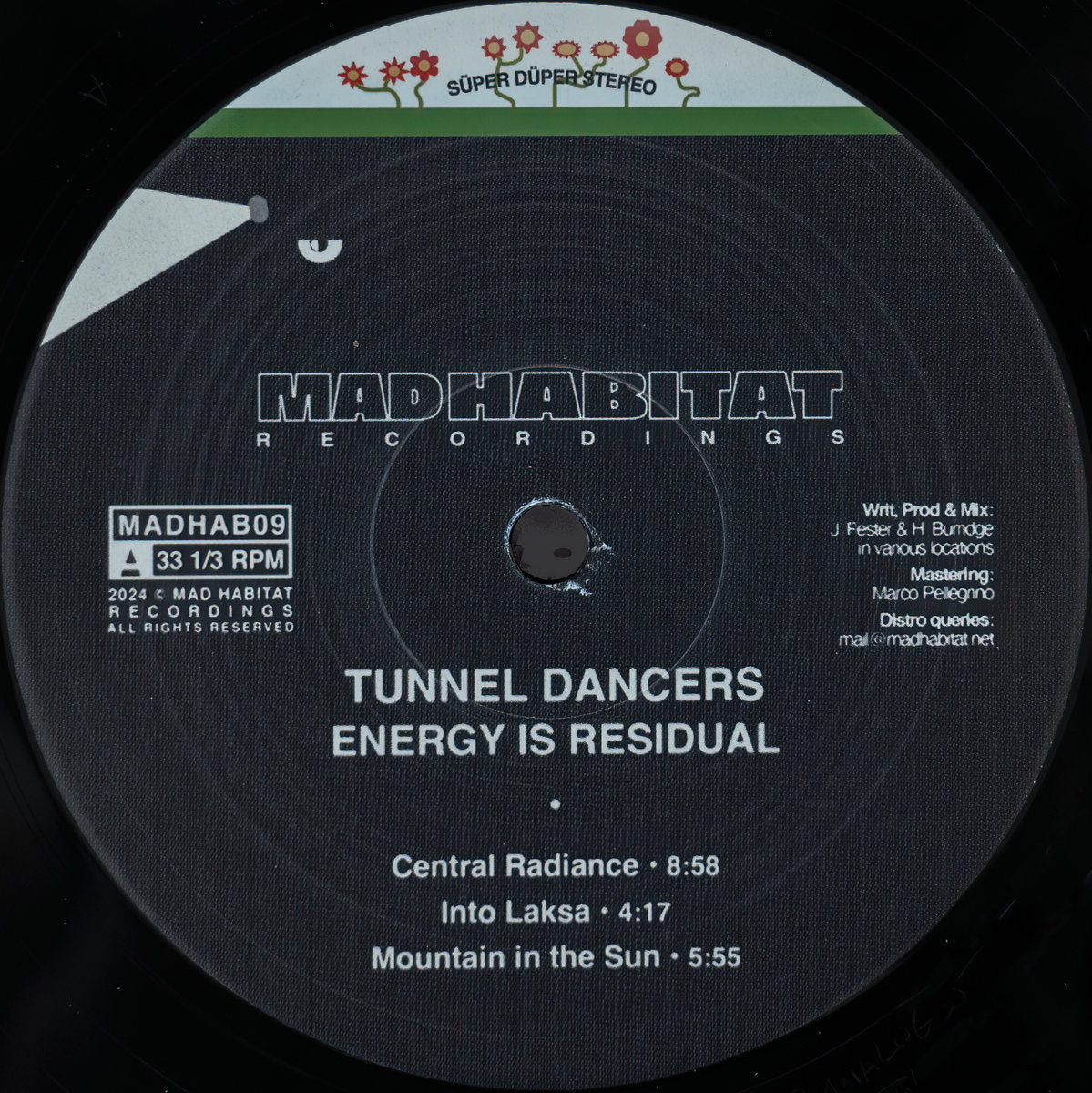 Tunnel Dancers - Energy Is Residual 12"