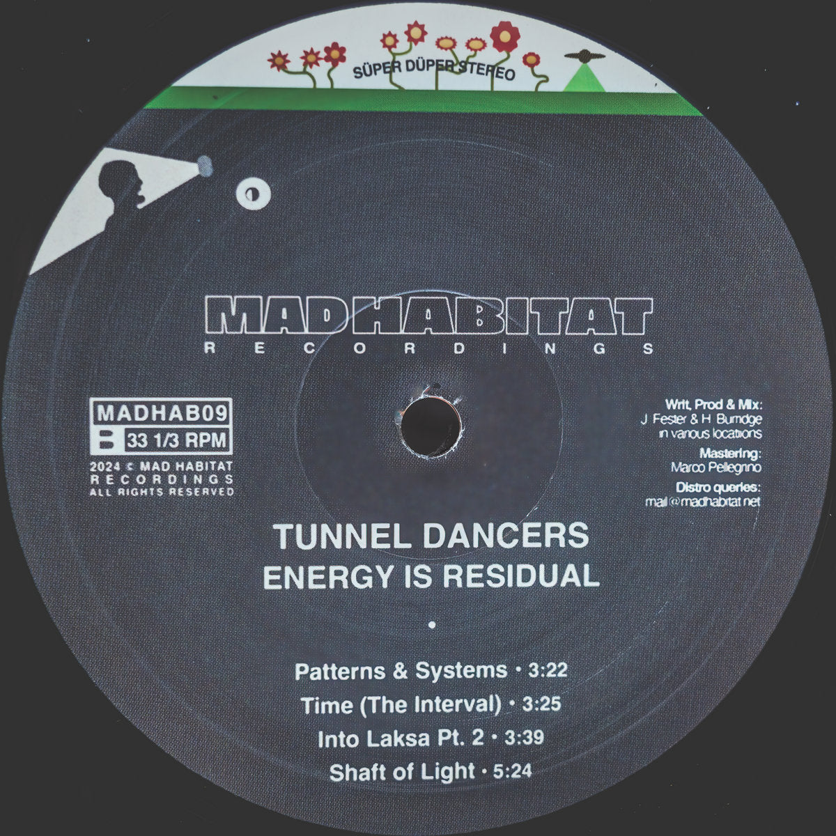 Tunnel Dancers - Energy Is Residual 12"