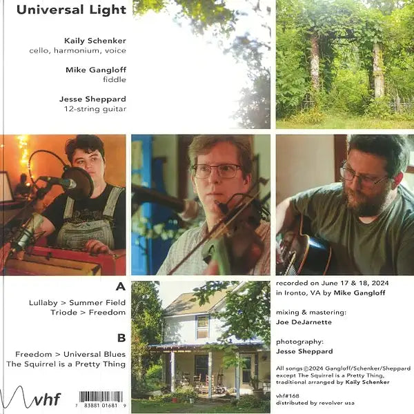 Gangloff / Schenker / Sheppard – Universal Light LP