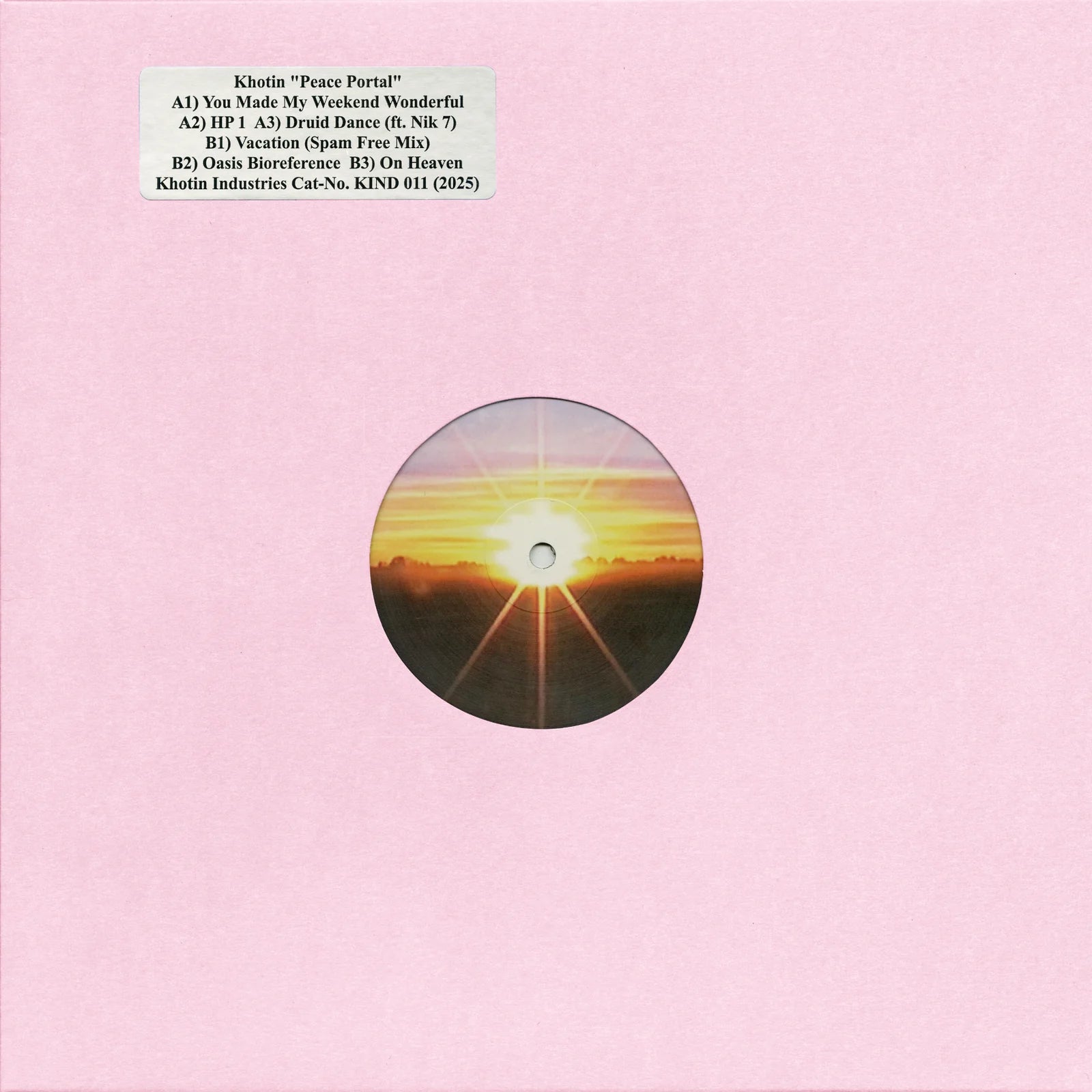 Khotin - Peace Portal LP