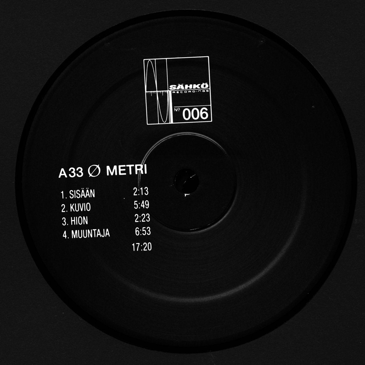 Ø (Mika Vainio) - Metri 2LP