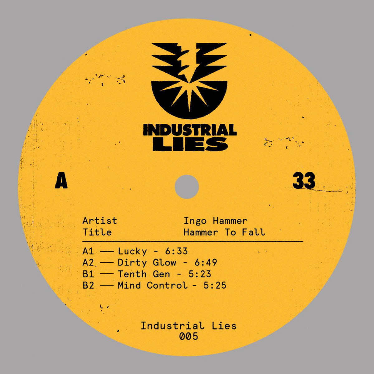 Ingo Hammer - Hammer To Fall 12"